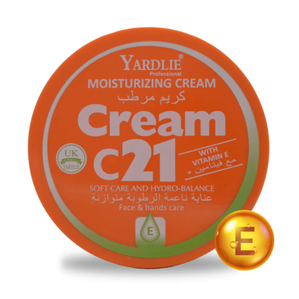 Yardlie C21 Moisturizing Cream with Vitamin E 200g