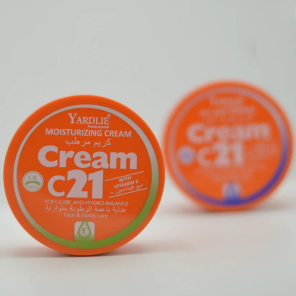 Yardlie C21 Moisturizing Cream with Vitamin E 200g - Image 2